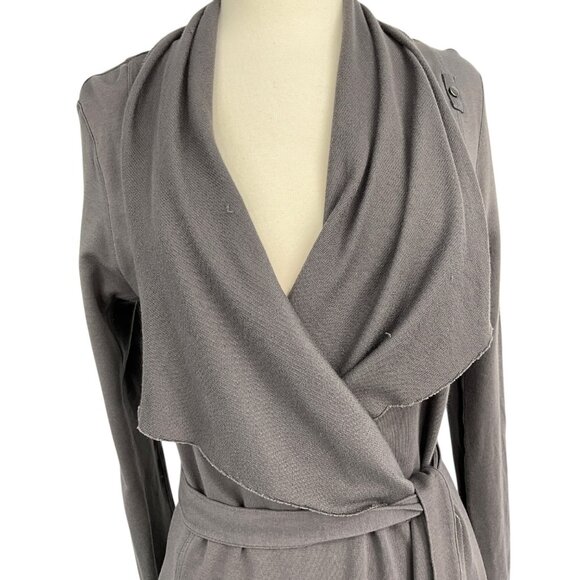 Lunya Wrap The Robe Loungewear Dress Long Sleeve Gray Size XS / S - Picture 4 of 15